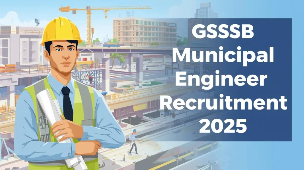 GSSSB Municipal Engineer Recruitment 2025: जानें Eligibility, Salary, Age Limit और Apply Process