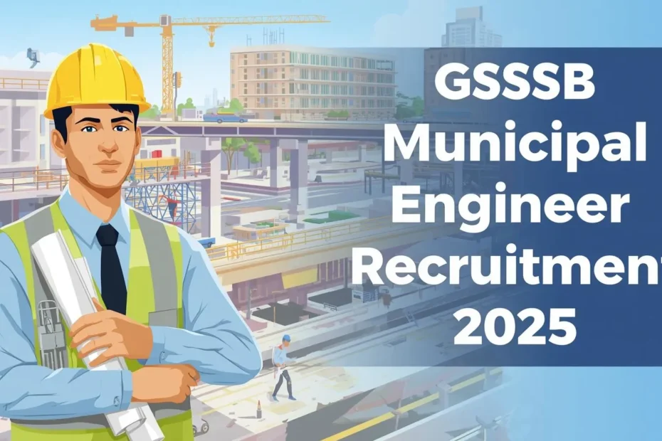 GSSSB Municipal Engineer Recruitment 2025: जानें Eligibility, Salary, Age Limit और Apply Process